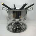 thumbnail image 6 of Fondue Pot Set Fondue Pot Multipurpoise Outdoor Camping with 6 Sticks Stainless Steel Chocolate Cheese Fo, 6 of 6
