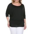 thumbnail image 2 of Women's Plus Size Dolman Top, 2 of 4