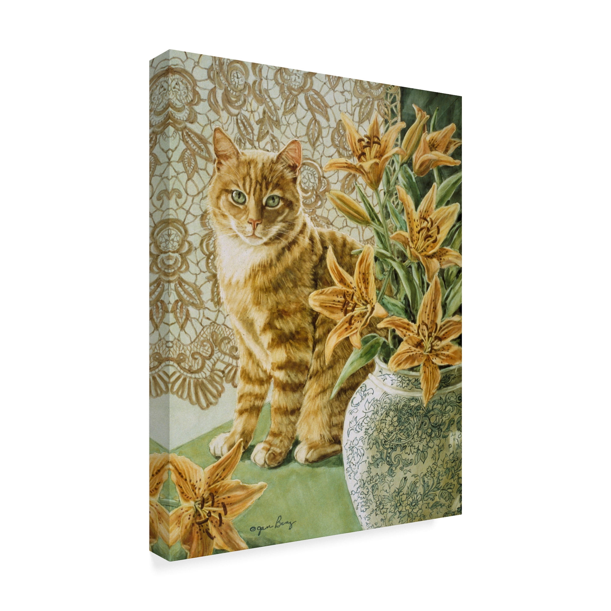 Trademark Fine Art 'Addie And The Stargazers' Canvas Art by Jan Benz