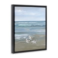 thumbnail image 2 of Stupell Industries Rustic Lodge Sanderlings on Gentle Waves Black Floating Frame Canvas Art, 25 x 31, by Nan, 2 of 8