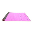 thumbnail image 2 of Ahgly Company Indoor Square Solid Purple Modern Area Rugs, 7' Square, 2 of 4
