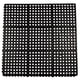 thumbnail image 1 of tapete de pasillo de hule 60 cm x 1 m negro, 1 of 5