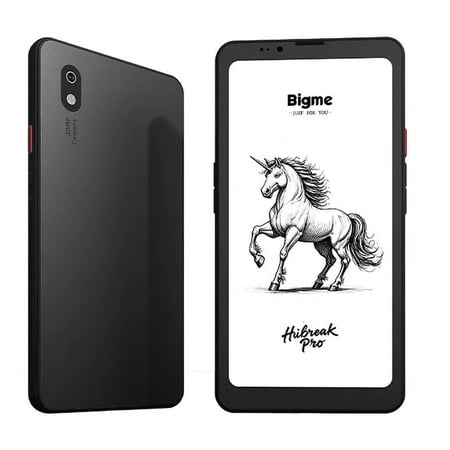 HiBreak Pro 6.13" Ebook Reader with Android 14 OS, 8GB RAM, 256GB Storage, 5G Dual SIM, GPS, Dual Cameras, Black