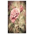 thumbnail image 2 of Vintage Pink Roses with Water Drops - Floral Art Canvas Print, 2 of 3