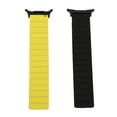 thumbnail image 2 of Magnetic Watch Band, Easy Installation Magnetic Smartwatch Band  for Replacement Dark Burgundy,Black Yellow,Gray Yellow, 2 of 7