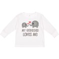 thumbnail image 3 of Inktastic Granddad Loves Me Grandchild Gift Boys or Girls Long Sleeve Toddler T-Shirt, 3 of 5