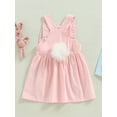 thumbnail image 4 of Bagilaanoe Toddler Baby Girl Easter Dress Sleeveless A-line Princess Dresses 6M 12M 18M 24M 3T 4T Kids Casual Swing Sundress, 4 of 8