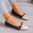 thumbnail image 5 of Mostsola Flats for Women Wedding Business Dress Shoes Slip on Squared Toe Bowknot Walking Shoes, 5 of 7