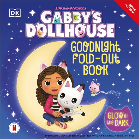 Gabby's Dollhouse Goodnight Fold-Out Book (Board Book)