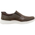 thumbnail image 2 of Men's Nunn Bush Conway Moc Toe Slip-On Brown Leather 9 M, 2 of 6