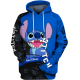 thumbnail image 3 of 2024 Primavera y otoño Nuevas sudaderas con capucha para niños, sudaderas deportivas casuales de calle para niños y niñas, estampado 3D de estrellas para bebés, 3 of 5