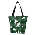 thumbnail image 1 of Easygdp Christmas tree green plaid Bolso de Hombro para Mujer, Bolso Bandolera y Cartera de Mano Elegante para Uso Diario, 1 of 6