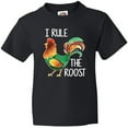 thumbnail image 3 of Inktastic Farmer I Rule The Roost Rooster Youth T-Shirt, 3 of 5