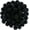 Black, variant on 100pcs 1 inch Craft Pom Poms Balls for Hobby Supplies and DIY Creative Crafts, Party Decorations