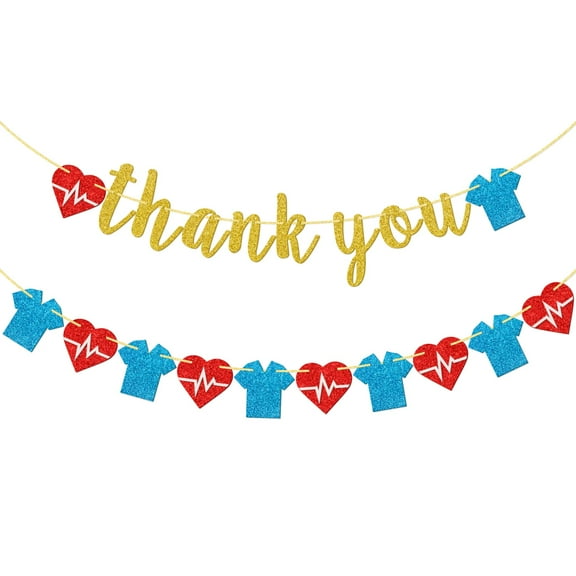 Thank You Nurses Banner, Nurses Appreciation Banner, Thank You Doctors, Doctor Banner, Nurse Birthday Theme, Hospital Banner, Medical Decorations
