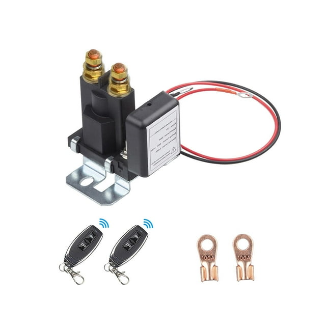 Contactor de Relé Del Solenoide de 12V 500A Relé de Relé Reemplazar El Motor DC Winch Motor DC