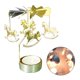 thumbnail image 5 of Candelero giratorio giratorio Banquete de boda Decoración del hogar de Navidad Candelabro de candelita de metal sidaley HA1736-10B, 5 of 6