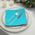 thumbnail image 6 of Balsa Circle 50 Pieces 17" Turquoise Polyester Luncheon Napkins Wedding, 6 of 8