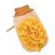 thumbnail image 1 of Guante de baño de doble cara 2 en 1 Guante de ducha exfoliante con lado de esponja vegetal suave y lado de fregado para adultos, estropajo de espalda para todo el cuerpo, accesorio de baño de, 1 of 1