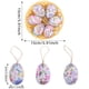 thumbnail image 3 of Easter Eggs Hanging Decoration Woven Basket Painted Eggs Decoration Easter Eggs Basket Props Ornaments, 3 of 6