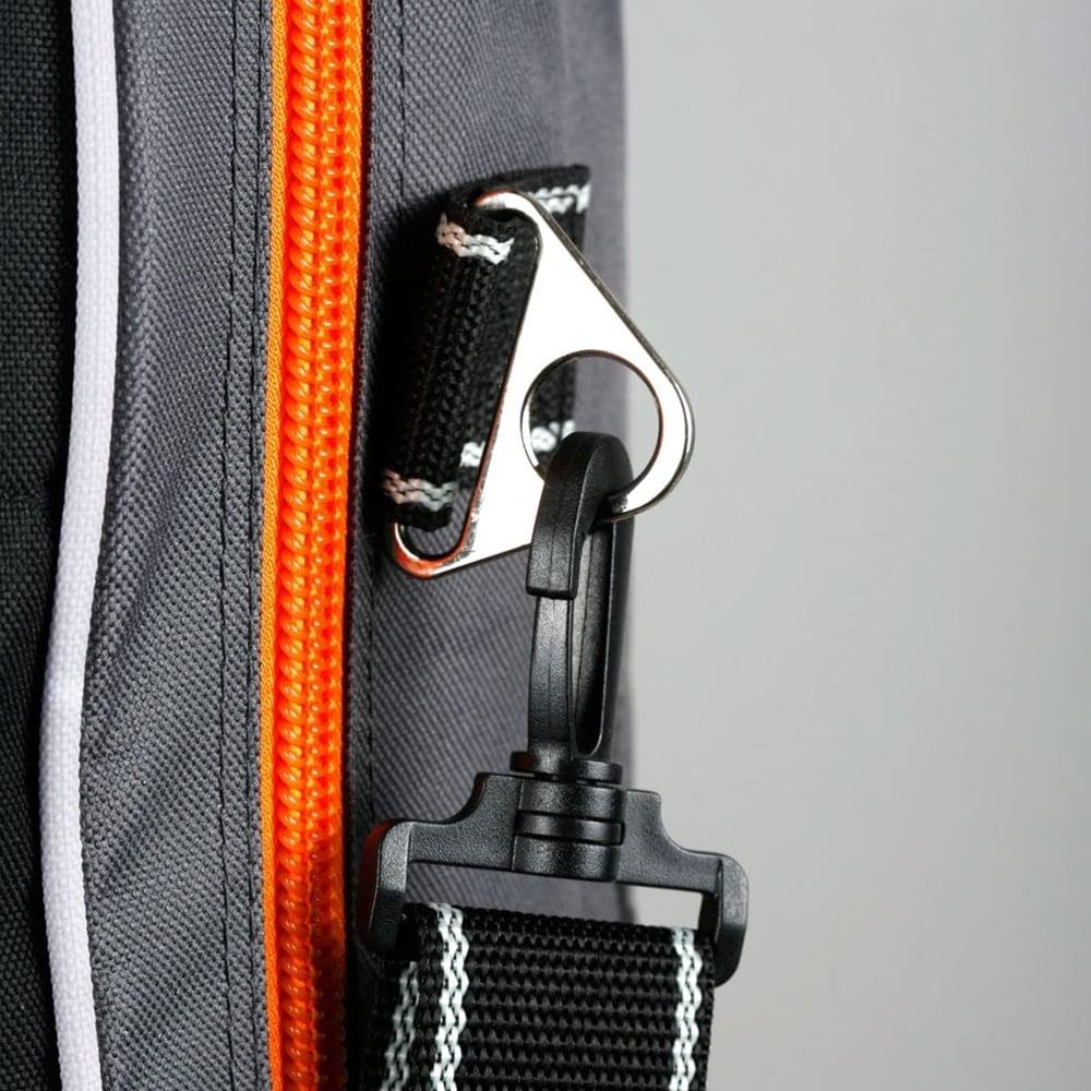 NEW PowerBilt Golf TPS Deluxe Travel Cover / Bag Protection - Black / Orange