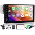 thumbnail image 1 of Estéreo para coche Orderich Single Din de 7 pulgadas con Carplay inalámbrico Android Auto, 1 of 7