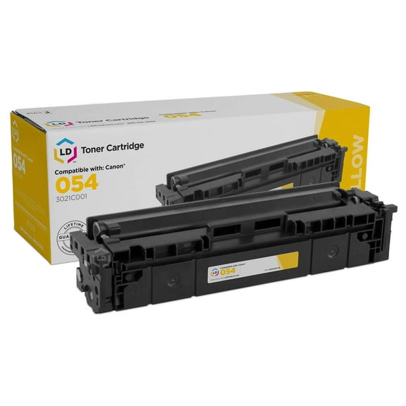 LD Products Compatible Toner Cartridge Replacement for Canon 054 3021C001 (Single Yellow)