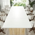 thumbnail image 4 of WIAWG 126" W Large Dining Table, 10.5 Ft Rectangular Kitchen Tables for Dining Room Farmhouse Office, 4 of 7