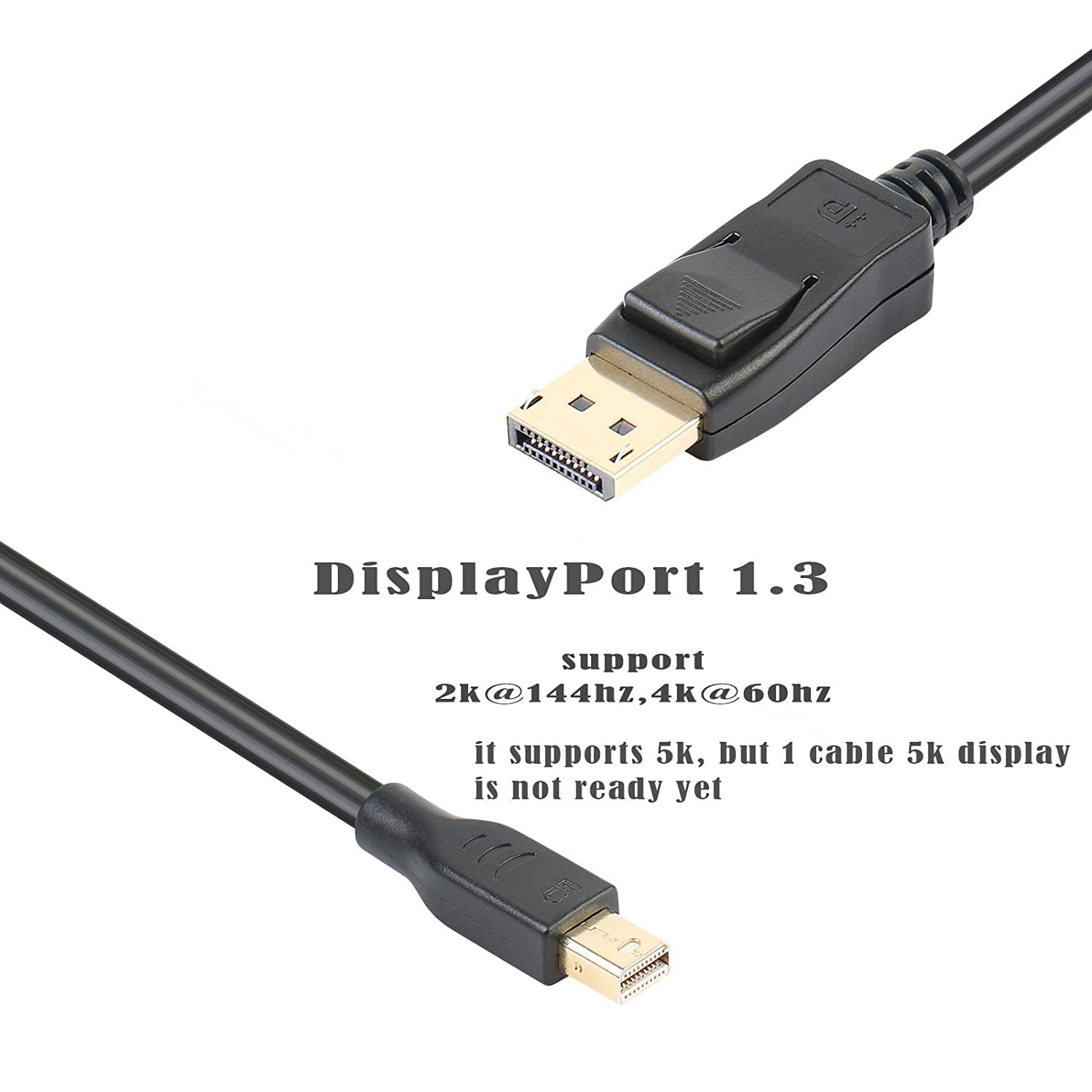 Mini Displayport To Displayport 4 5ft Cable Benfei 2k 165hz 2k 144hz 4k 60hz Mini Dp To Display Port 1 3 High Speed Cable For Pc Laptop Tv Male To Male Black Walmart Canada
