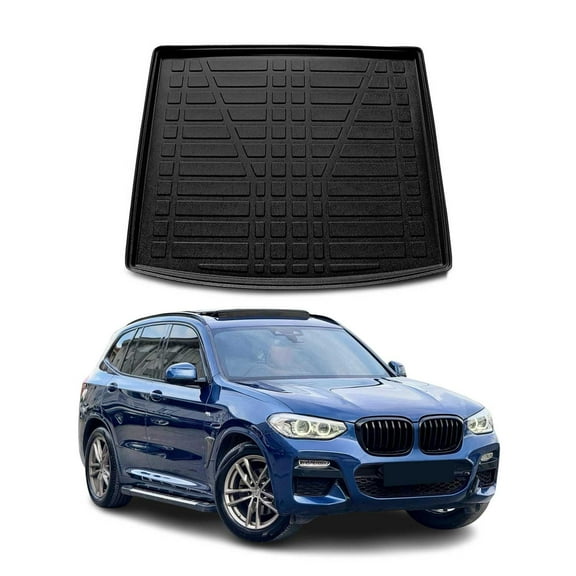 OMAC Cargo Mats Liner for BMW X3 G01 2018-2024 Black All-Weather TPE