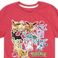 thumbnail image 3 of Pokémon - Eevee Evolution Stickers - Youth Short Sleeve Graphic T-Shirt, 3 of 5