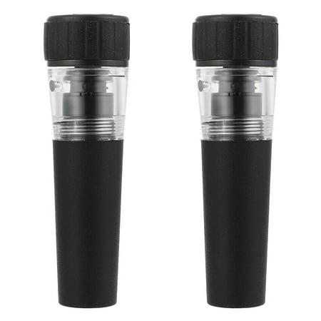 ITSELFER 2PCS Vacuum Pump Bottle Stopper Professional Durable Vacuum Wine Stopper