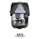 thumbnail image 3 of Mochila urbana Mark Ryden Premium MR9191 color negro diseño lisa 35L, 3 of 8