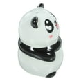 thumbnail image 3 of Ceramic Salt Shaker Jar Cartoon Panda Shaped Spice Container Portable Seasoning Shaker, 3 of 6