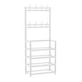 thumbnail image 2 of Nkmbld Shoe Storage Home Doorway Shoe Rack Household Hanging Rack Multifunctional Storage Shoe Cabinet Coat Rack Multi-layer Assembly Shelves, 2 of 6