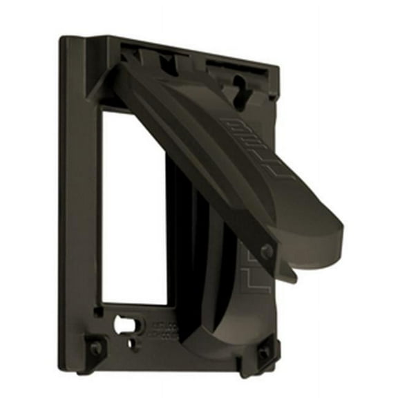 Bell Outdoor MX2050Z 2-Gang 25-In-1 Flip Vertical & Horizontal Weatherproof Cover, Bronze
