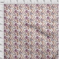 thumbnail image 4 of oneOone Velvet Dark Magenta Fabric Tropical Abstract Craft Projects Decor Fabric Printed by The Yard 58 Inch Wide, 4 of 4