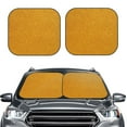 thumbnail image 2 of Naloa Gold Glitter Print 2-Piece Windshield Sunshade,Foldable Car Front Window Sun Shades,for Most Sedans SUV Truck-Medium, 2 of 6