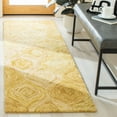 thumbnail image 3 of SAFAVIEH Ikat Kim Geometric Wool Area Rug, Gold, 5' x 8', 3 of 9