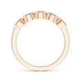 thumbnail image 2 of ANGARA Natural 0.73 Ct. Diamond Non Eternity Stackable Ring in 14K Rose Gold for Women (Ring Size: 3), 2 of 8