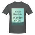 thumbnail image 4 of Bingfone Not All Those Who Wander Are Lost1 Men'S Loose Fit Short-Sleeve Pocket T-Shirt, 4 of 7