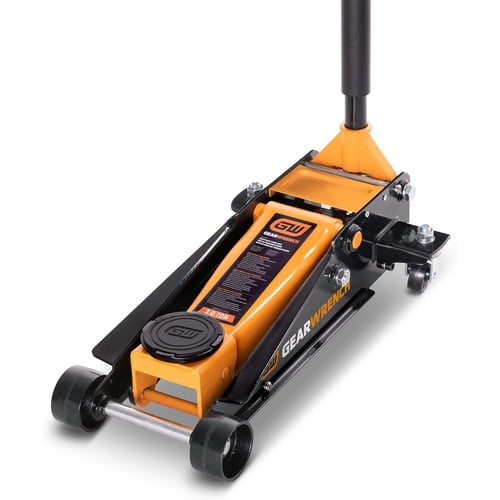 GearWrench GWHDFJ3T Heavy-Duty Floor Jack, 3 Ton, 5.25" - 18.25" Lift