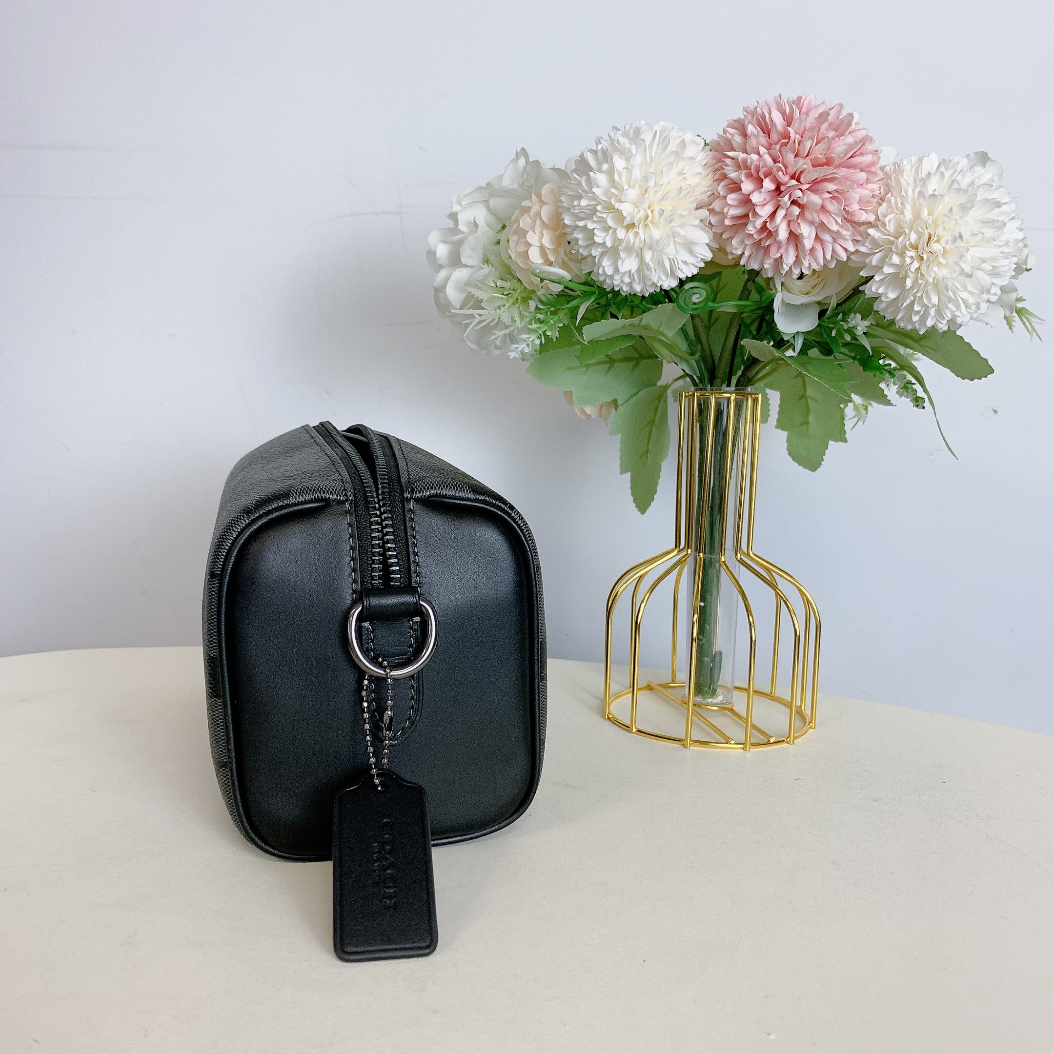 Coach CJ674 Axel Crossbody In Signature Canvas IN Charcoal