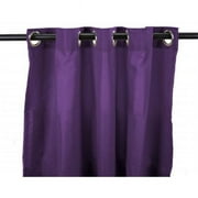 Jordan Manufacturing 3VOC5484-1853Q 84 in. Indoor & Outdoor Curtain Panel - Tangerine & White