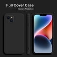 thumbnail image 4 of Phone Case Compatible with iPhone 14 Plus, Black Case Anti-Fingerprint Protective Bumper Matte Cover for 6.7 Inch, 4 of 11