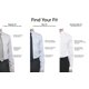 thumbnail image 5 of Camisa de vestir Calvin Klein, ajustada, no planchada, negra sólida, para hombre, 5 of 5
