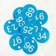 thumbnail image 5 of Numbered Tags Label Tags Clothes Coat Hanger Office Index Supply 1-100 Number PBB, 5 of 5