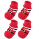 thumbnail image 4 of ColoMX 4 Uds. Calcetines navideños para mascotas, calcetines cálidos antideslizantes para mascotas, calcetines compactos de Navidad para perros, suministro para cachorros, 4 of 8