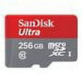 thumbnail image 2 of SanDisk Ultra 256GB microSDXC UHS-I Flash Memory Card with Adapter, 2 of 7