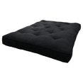 thumbnail image 2 of AJD Home Microsuede Full Size Mattress 8 Inch Futon Mattress 75" x 54" Black, 2 of 4